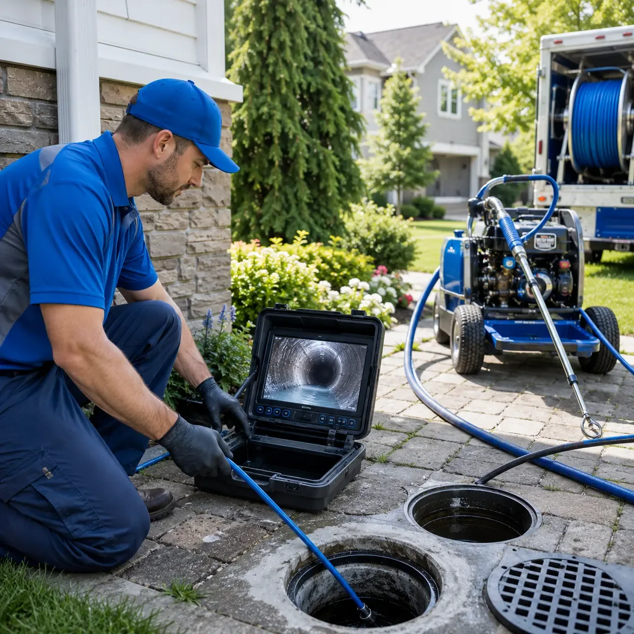 Outdoor drain cleaning professionals serving Carrboro, NC